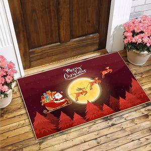 Navidad Tapete Mc Iv 45X 70 Cm Rojo/Blanco (Ky-03)