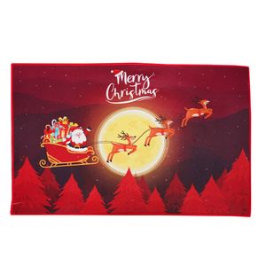 Navidad Tapete Mc Iv 45X 70 Cm Rojo/Blanco (Ky-03)