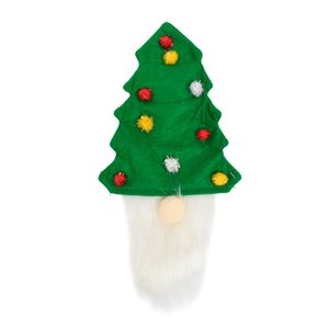 Navidad Funda P/Botella Bigote 30X13Cm Verde/Roj (B11-12)