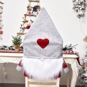 Navidad Funda Silla Heart Duende 82X48Cm Girs/Rojo (G10-2)