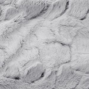 Tela Peluche Alaska Gris Claro