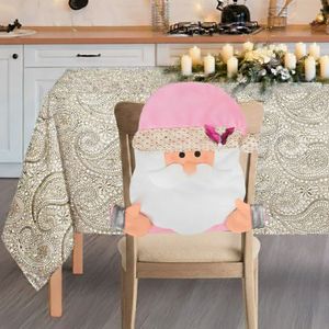 Navidad Funda Silla Magia 51X53 Cm Rosado Noel