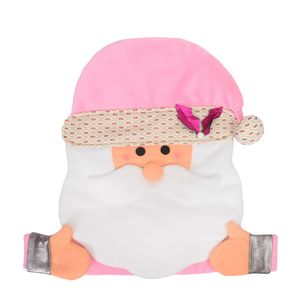 Navidad Funda Silla Magia 51X53 Cm Rosado Noel