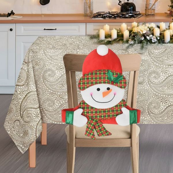 Funda para Silla Tradicion 48.50 x 53 cm Nieve Verde/Rojo