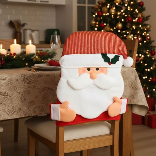 Funda para Silla Tradicion 51 x 53 cm Noel Rojo/Blanco