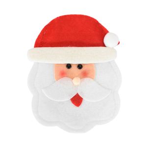Navidad Porta Cubiertos Faz Santa 17X13Cm Rojo/Blanco (H5-8)