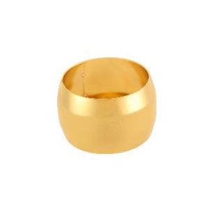 Aro Para Servilleta X4Pzs Elegante Dorado (Ck2703)