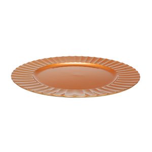 Navidad Plato De Sitio Pliegues Dorado (Pla5-007G)