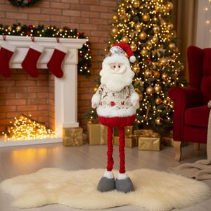 Navidad Patilargo Noel Blanco/Rojo 93Cm (Mc-1967)