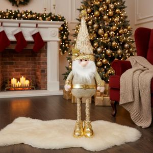 Navidad Patilargo Santa 60Cm Dorado (Sx-Y2120)