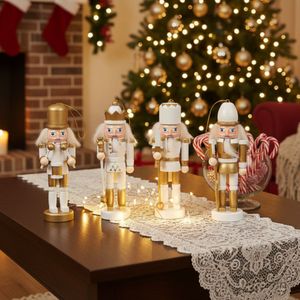 Navidad Cascanueces V X 4 Pzs 12.5 Cm Dorado (N01713)