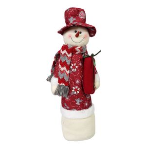 Navidad Muñeco Nieve Regalo 48X13X23Cm Rojo/Blanco (Mc-1979)