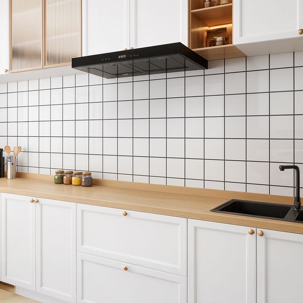 Papel Tapiz 3D Baldosas Cuadrado 60X30 Cm Blanco (Bolsa 10 Unid)