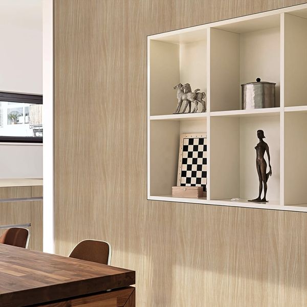 PAPEL TAPIZ ESPUMADO MADERA 0.6X3 MTS MOCCA