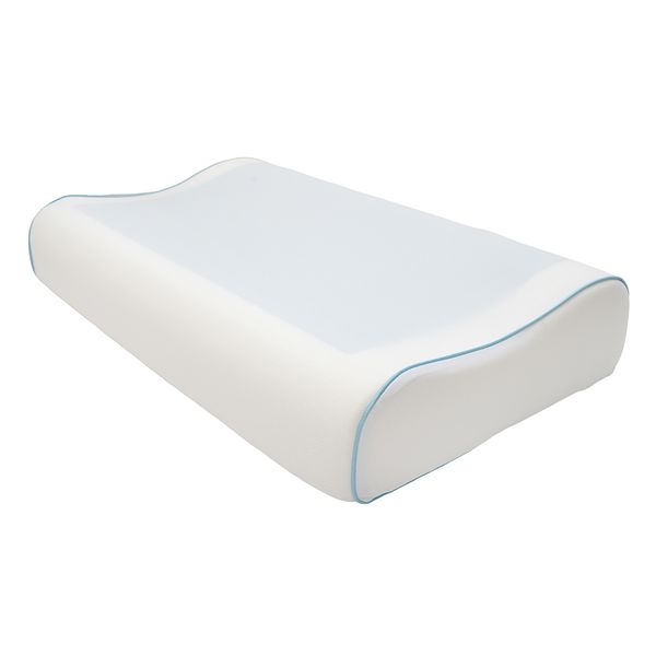 Almohada Ergonomica Gel Curvy 60 X 40 X 9 Cm Blanco