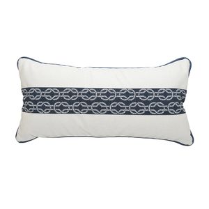 Cojin Limoncello Blanco Cadenas 60X30Cm