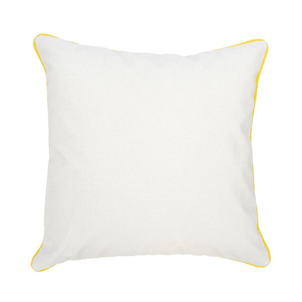 Cojin Limoncello Borde Vivo Amarillo 50X50Cm