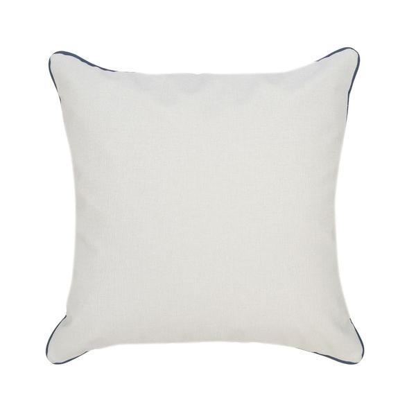 Cojin Limoncello Borde Vivo Azul 50X50Cm