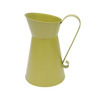 Florero Metal Jarra 12.5X12.5X20Cm Verde (Reg12-083B)