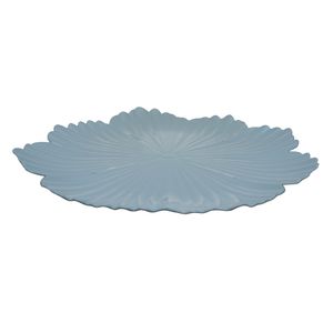 Plato De Sitio Flor 33X33Cm Celeste (Pla5-0163B)