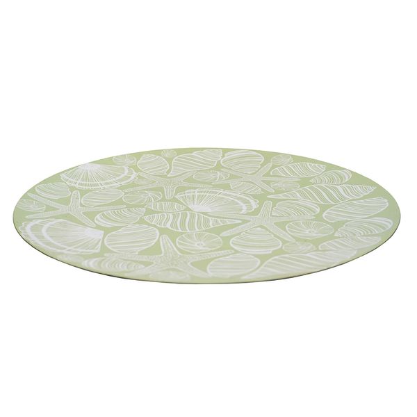 Plato De Sitio Marino 33X33Cm Verde (Pla1-0125)