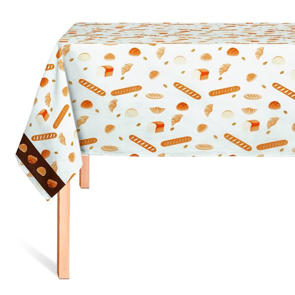 Cubremesa Plain Pvc Delicias Pan Blanco