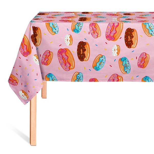 Cubremesa Plain Pvc Delicias Donas Rosado