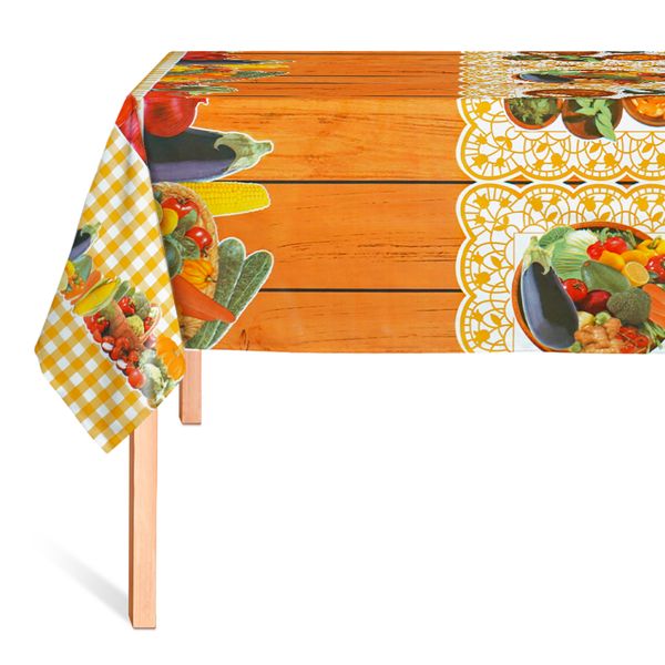 Cubremesa Pvc Juliana Amarillo 35