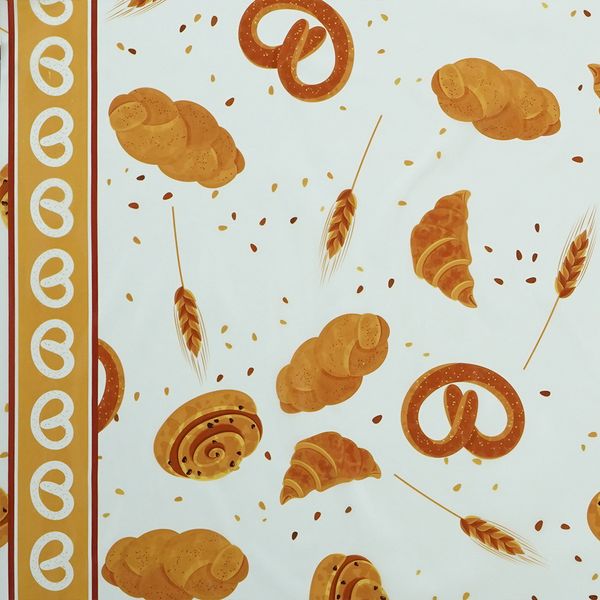Cubremesa Plain Pvc Delicias Pretzel Blanco