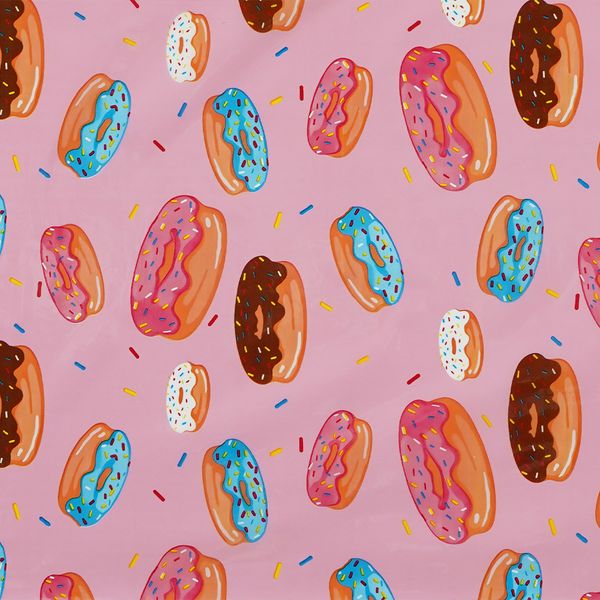 Cubremesa Plain Pvc Delicias Donas Rosado