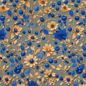 Cubremesa Plain Pvc Margarita Azul