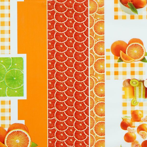Cubremesa Plain Pvc Naranjas