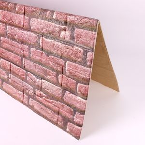 Papel Tapiz 3D Augusto 77X70X0.3 Cm Rojo Oscuro