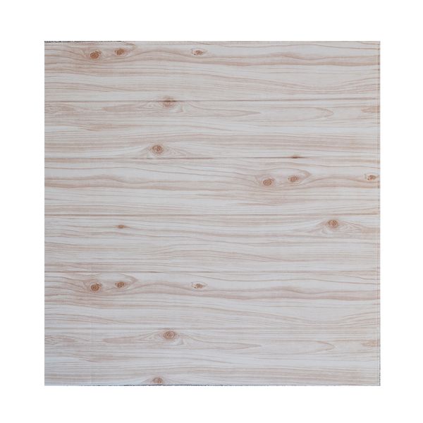 Papel Tapiz 3D Madera 77X70X0.3 Cm Marron Claro