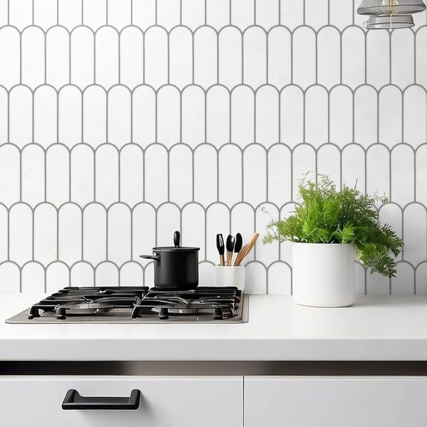 Mosaico Gel 3D Sevilla 30.5X30.5 Cm Blanco (Pack 10 Unid)