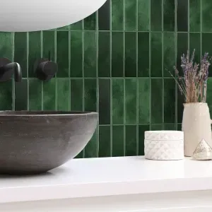 Mosaico Gel 3D Marroqui 29X22.9 Cm Esmeralda (Pack 10 Unid)