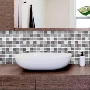 Mosaico Gel 3D Veneciano 23.6X23.6 Cm Marron (Pack 10 Unid)