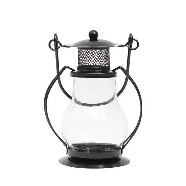 Lampara De Mesa Vintage 7X10X13Cm Negro (Kx9941)