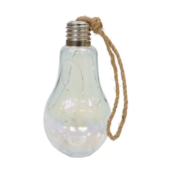 Lampara De Mesa Bombillo Transp 10X10X20Cm Multicolor