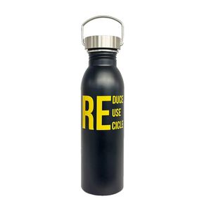 Thermos Botella De Acero Negro (B1201-700Bk)