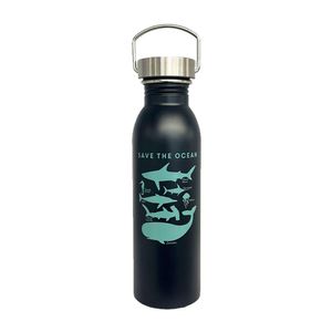 Thermos Botella De Acero Negro (B1201-700Ob)