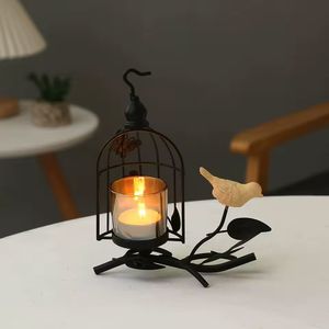 Porta Vela Metal Jaula 15X7X17Cm Negro (Kx17-17108-1)