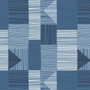 TELA AQUATEC LINEAS AZUL/BLANCO