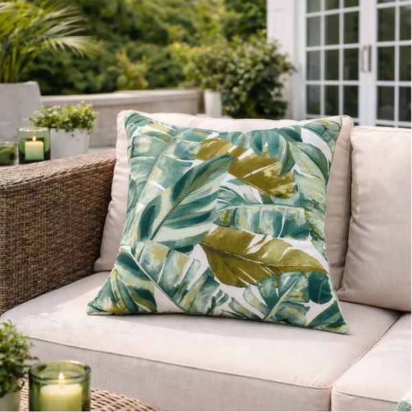 TELA AQUATEC HOJAS SOFT VERDE