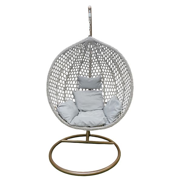 Silla Colgante P/1 Persona 195X107Cm Gris (Dl-13)