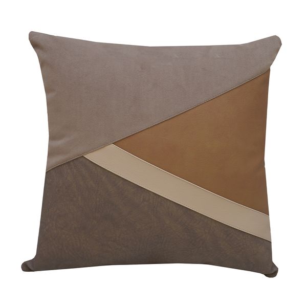 Funda Cojin Geometrico Capuchino 45X45Cm (Pt)