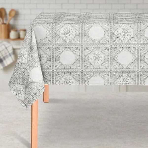 CUBREMESA ENCAJE PVC ESENCIA REAL SILVER