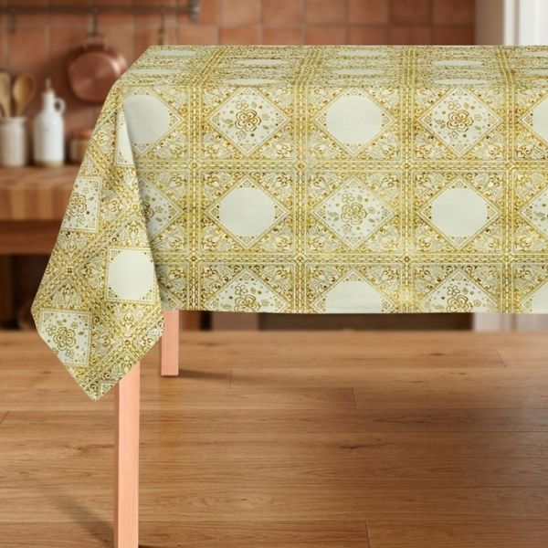 CUBREMESA ENCAJE PVC ESENCIA REAL COBRE