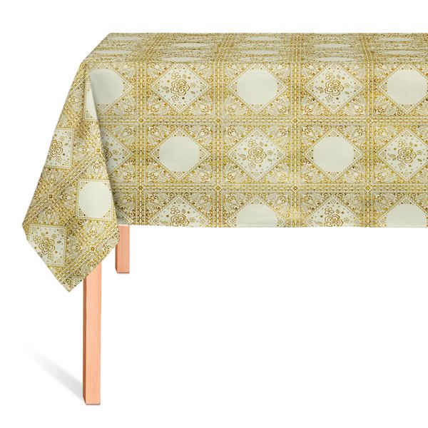 CUBREMESA ENCAJE PVC ESENCIA REAL COBRE