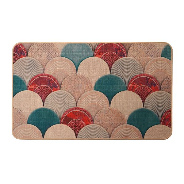 Tapete Poliester Encanto 75X45Cm Beige